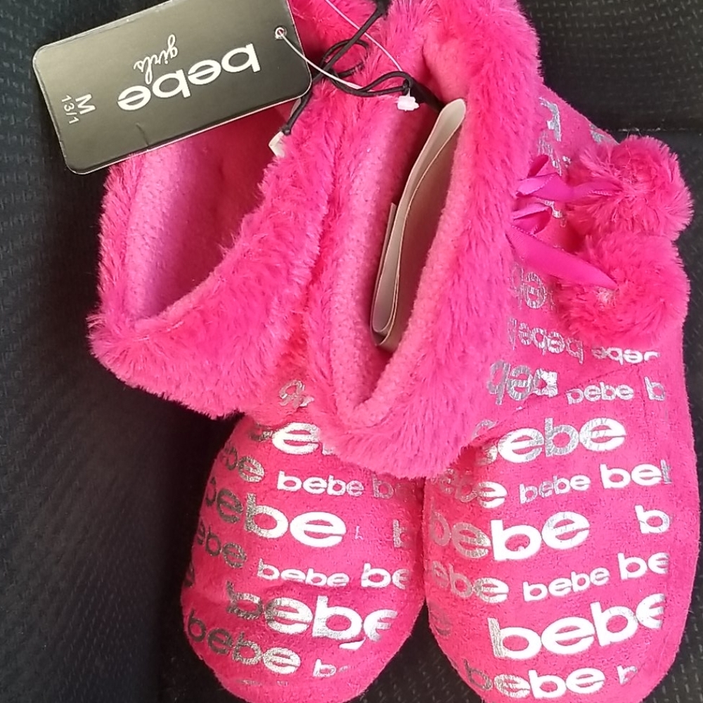 Bebe girls slippers